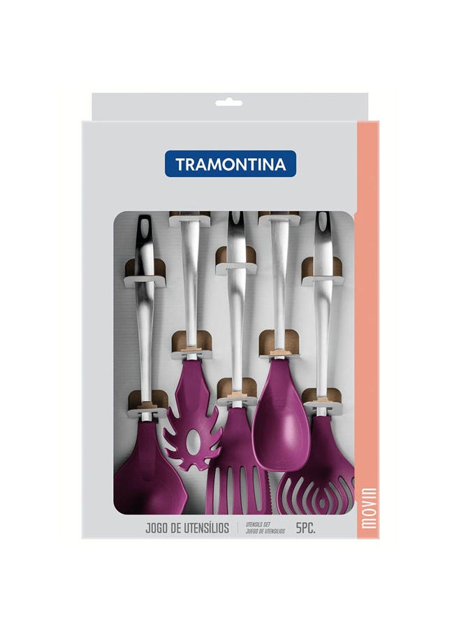 TRAMONTINA Movin Kitchen Utensils 5 Piece Set  - Image 2