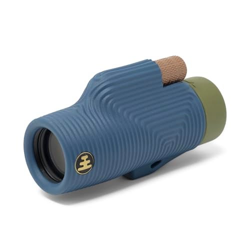 Nocs Provisions Zoom Tube 8x32 Monocular 8X Magnification Telescope Bak4 Prism Wide Field of View for Bird Watching Backpacking Wildlife Viewing Indigo Blue II