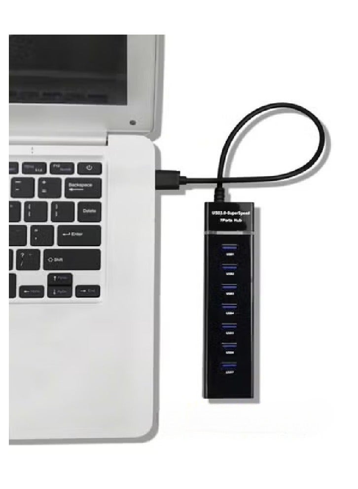 Hub (USB 3.0) With 7 Ports - For Charging And High-Speed Data Transfer Up To 5GBPS - Image 3
