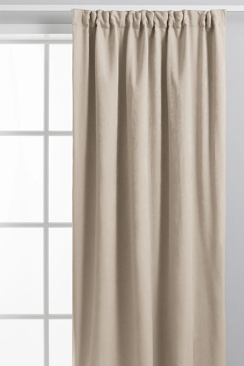 H&M 2-Pack Velvet Blackout Curtains