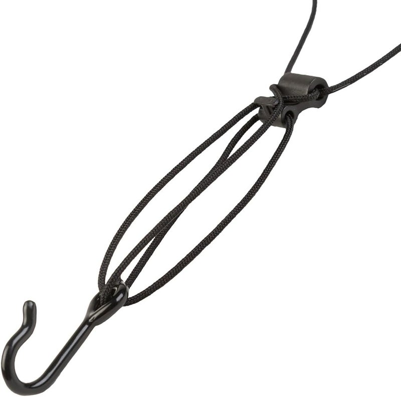 Neo Tech Classic 2 Hook Instrument Strap - Regular - Metal Open Hook Neck Strap for Alto Saxophone, Bass Clarinets, English Horns & More - Comfortable Neoprene Instrument Neck Strap - Black - Image 4