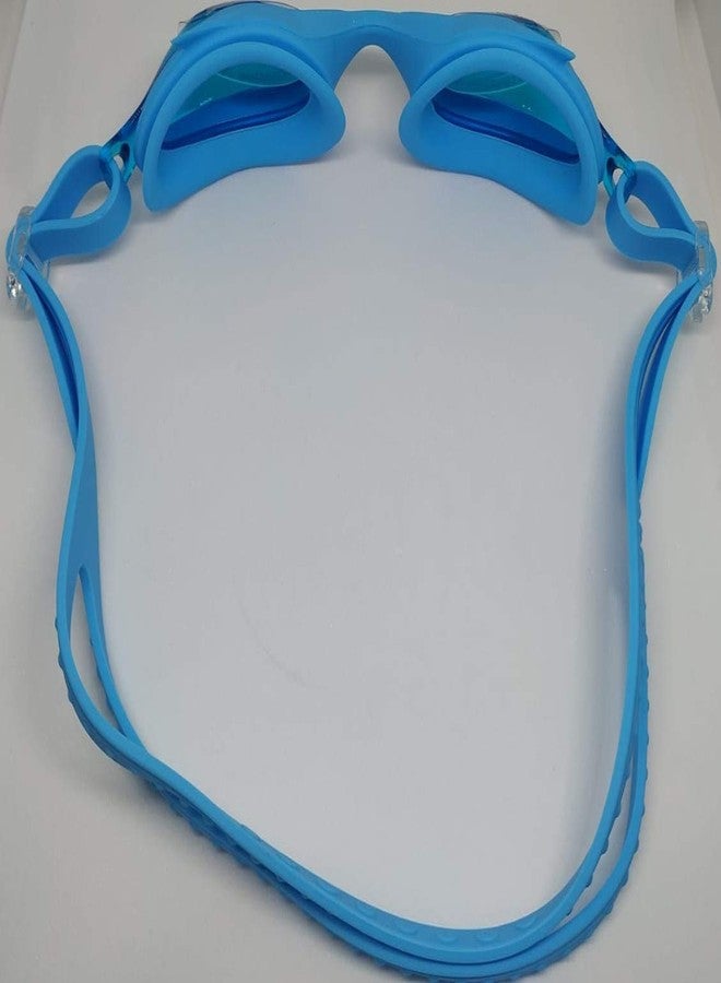 Saeko Unisex Swimming Goggle with Ultra Anti Fog, UV Protection for Kids(3-8) (Blue) - Image 2