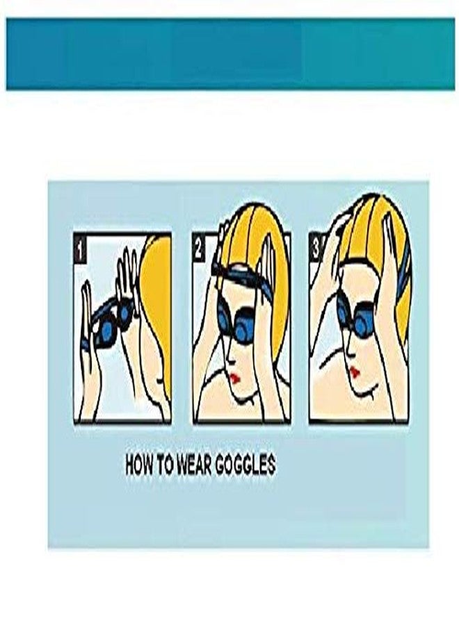 Saeko Unisex Swimming Goggle with Ultra Anti Fog, UV Protection for Kids(3-8) (Blue) - Image 5