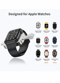 Y&D Portable Apple Watch Charger iWatch Wireless with USB C Fast Charging Magnetic Travel for Series 8 7 SE 6 5 4 3 2  - Image 2