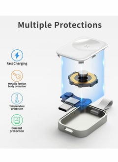 Y&D Portable Apple Watch Charger iWatch Wireless with USB C Fast Charging Magnetic Travel for Series 8 7 SE 6 5 4 3 2  - Image 5