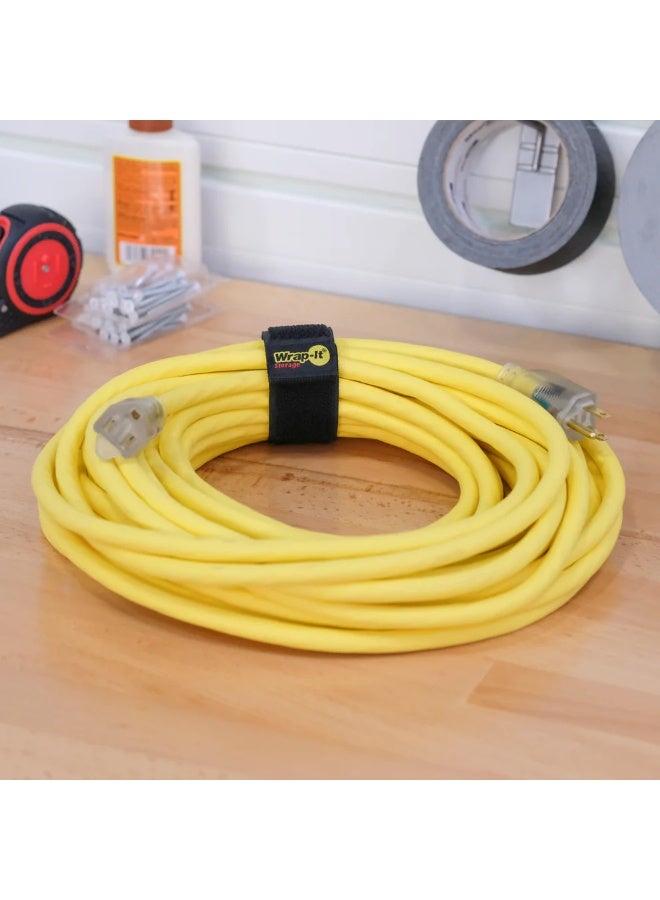 Wrap-It Storage Super-Stretch Selfie Straps Stay Attached To Cords Etc 4Pcs 12-Inch - Image 3