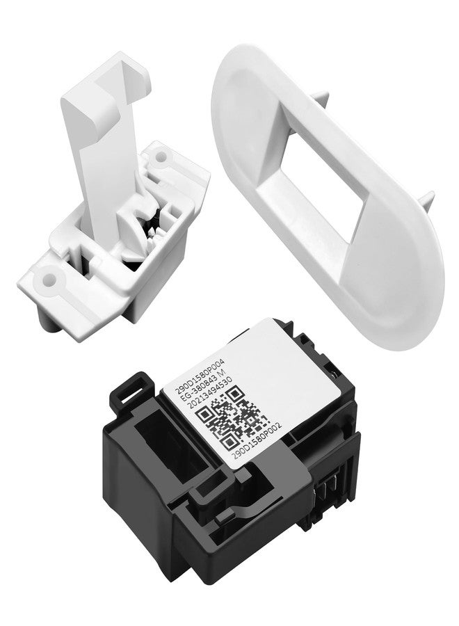 HPUY WH01X27954 Washer Lid Lock Switch,WH02X24399 Washer Lid Lock Striker and WH01X24381 Washer Lid Lock Bezel Compatible for Ge Washer Lid Lock Switch Replacement Parts - Image 1