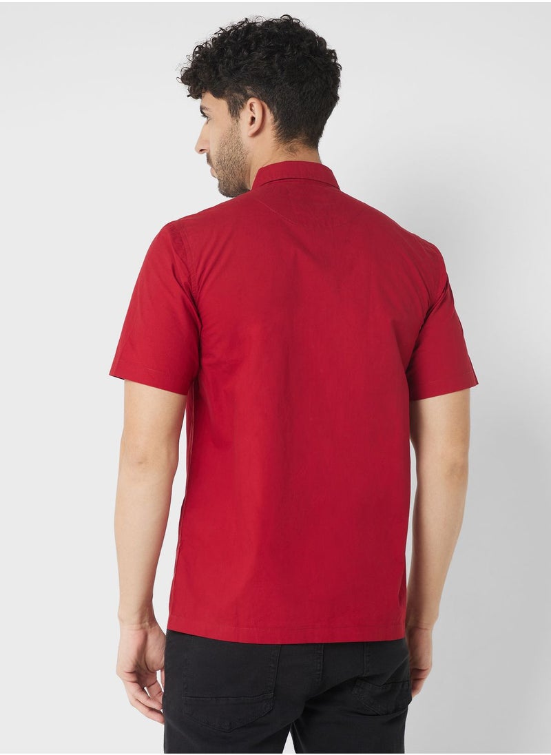 Seventy Five - Regular Fit Half Sleeve Shirt - Image 1