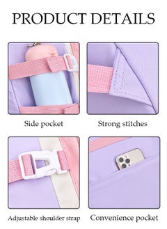 DUNISO Girl's School Backpack Waterproof Book Bag with Compartments and Doll Pendant for Teen Girl Kid Students Elementary School Kids' School Bag With Large Capacity  - Image 3
