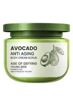 Avocado Body Cream Scrub, Avocado Exfoliating Scrub, Anti Cellulite Body Scrub for Women, Gentle And Softens Cutin, Easy To Apply, Body Scrubs for Women Exfoliation Non-sticky - pzsku/Z037D4E7F44C1FF525BC9Z/45/_/1740105594/310d6157-ac51-4ab8-999f-3aae2e4c013e