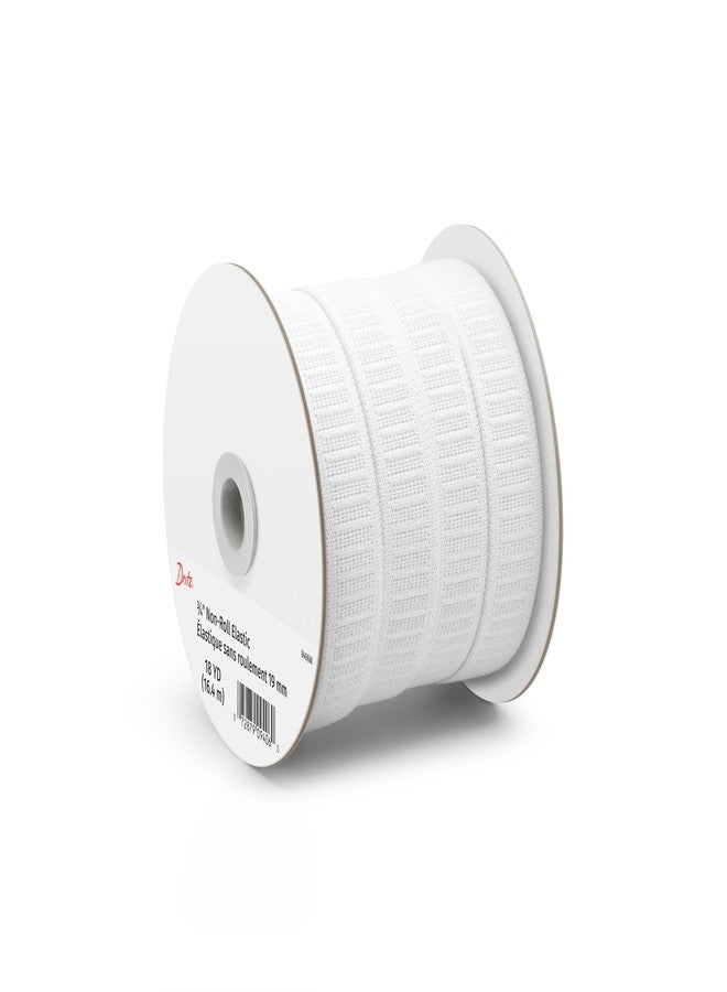 Dritz 9406W Non-Roll Woven Elastic, White, 3/4-Inch by 18-Yard - Image 2