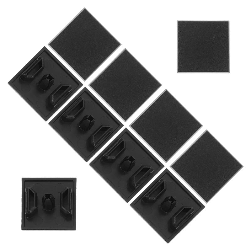 10pcs Aluminum Profile End Cap Compatible For CR10 3d Printer Extrusion Profile End Plug Aluminum Profile Furniture End Cap Supply - Image 1