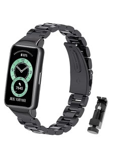Generic Compatible with Huawei Band 6 Metal Strap,Stainless Steel Band Huawei Band 6 / Honor Band 6 Replacement Wristbands Strap  - Image 1