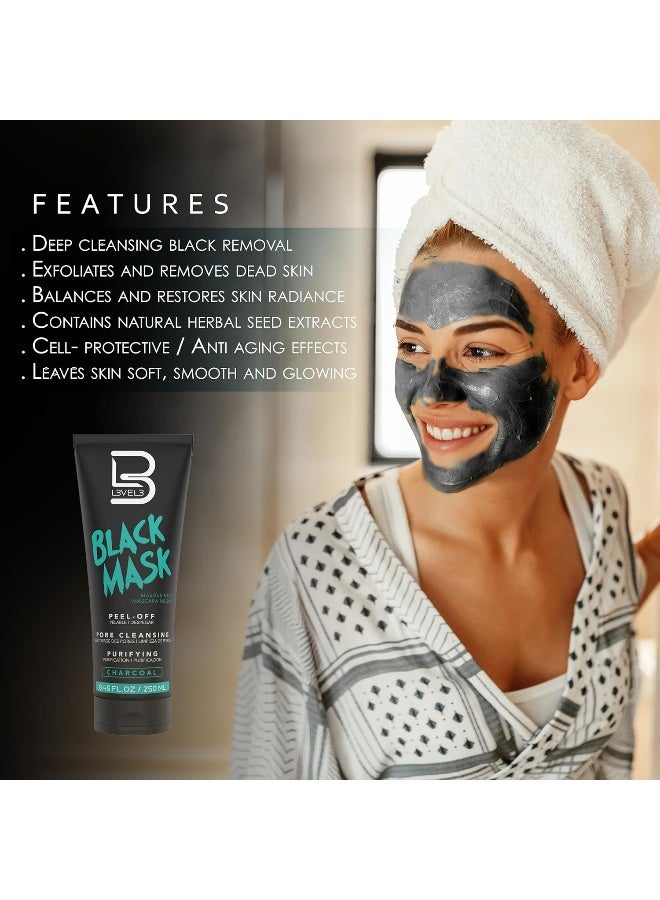 L3 قناع التقشير من المستوى 3 - تنظيف عميق وإزالة الرؤوس السوداء - يزيل الشوائب وخلايا الجلد الميتة للبثور وحب الشباب - قناع التقشير من المستوى الثالث - Image 2