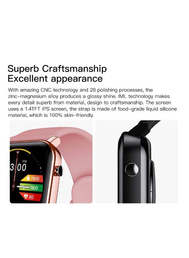 NIBEMINENT Heart Rate Monitoring Smartwatch Black - Image 3