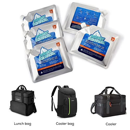 TOURIT Reusable Ice Pack for Coolers Long Lasting Cooler Ice Packs for Cooler Bag Lunch Bags/Boxes, Cooler Backpacks, Freezer Packs for Coolers(Set of 3) - Image 5