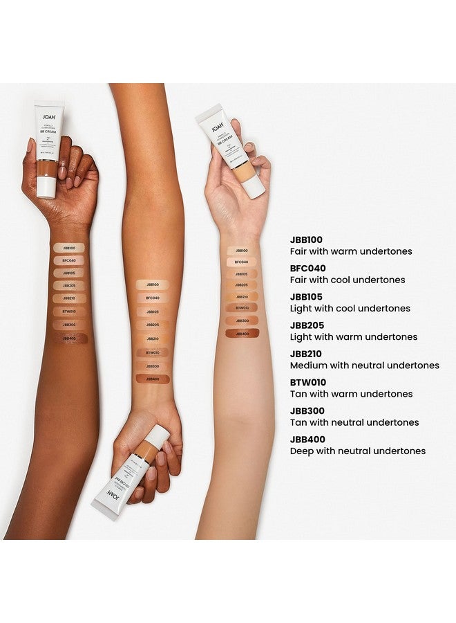 JOAH Beauty Perfect Complexion Bb Cream With Hyaluronic Acid And Niaciminade,Korean Makeup With Medium Buildable Coverage,Evens Skin Tone Lightweight Semi Matte Finish Medium With Neutral Undertones - Image 3