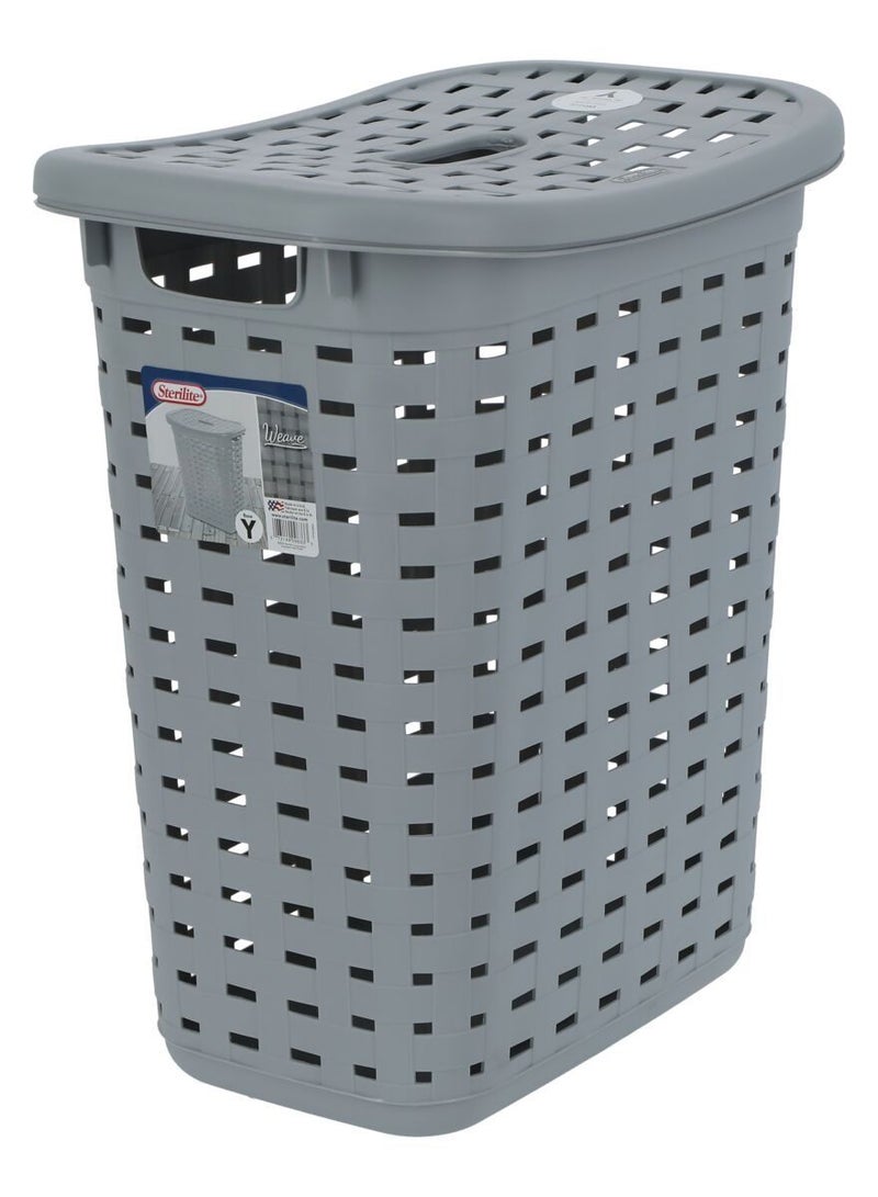 Sterilite Weave Pattern Laundry Hamper - Image 1