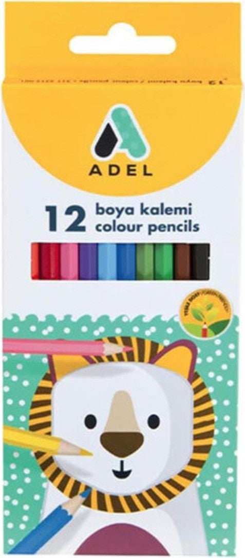 Faber Castell Adel Dry Paint Full Size Cardboard Box 12 Colors 2112315001