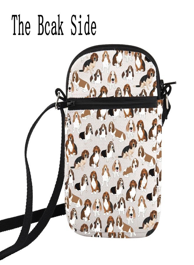 HOLLP Funny Basset Hound Dog Lovers Gifts The Anatomy of A Basset Hound Crossbody Bag (Basset Hound) - Image 4