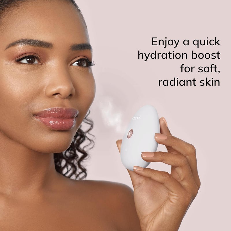GESKE SmartAppGuided™ Facial Hydration Refresher | 4 in 1 | Water Atomiser | Face Steamer | Water Spray | Face Mister | Facial Cleansing Device | Spray Mist | Cosmetics | Natural Glow - Image 3