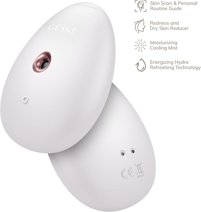 GESKE SmartAppGuided™ Facial Hydration Refresher | 4 in 1 | Water Atomiser | Face Steamer | Water Spray | Face Mister | Facial Cleansing Device | Spray Mist | Cosmetics | Natural Glow - Image 4