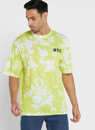 Seventy Five Oversized Nyc Tie Dye T-Shirt