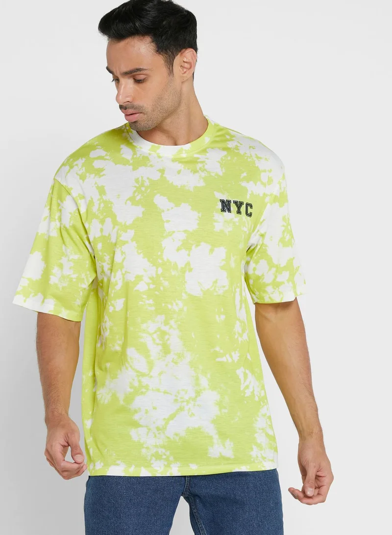 Seventy Five Oversized Nyc Tie Dye T-Shirt