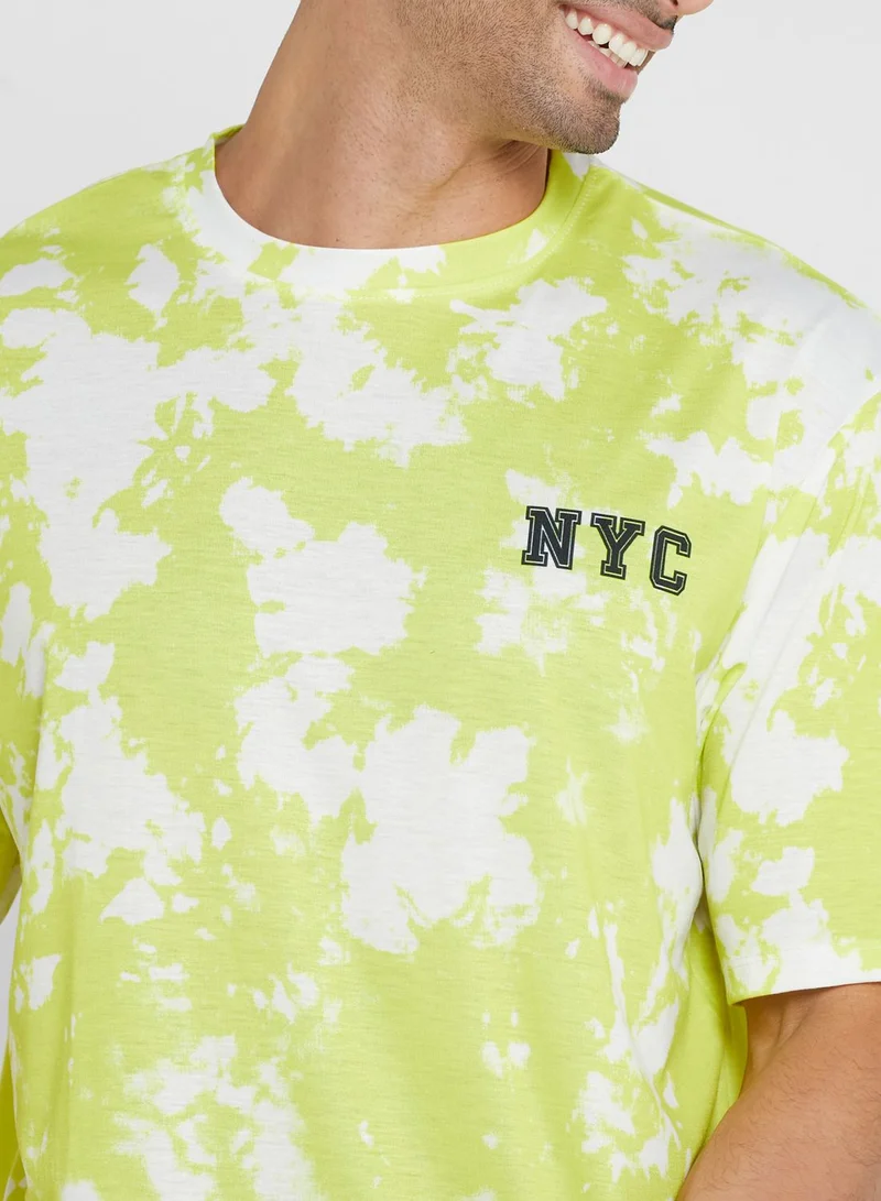 Seventy Five Oversized Nyc Tie Dye T-Shirt