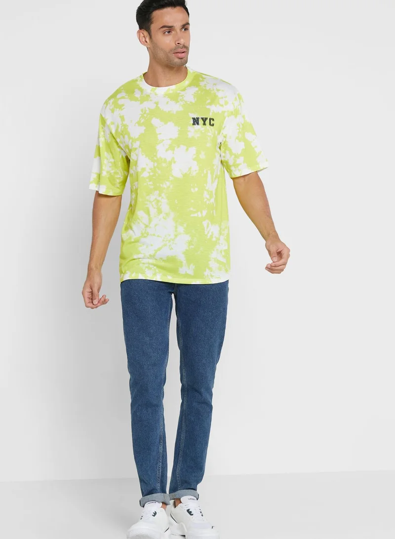 Seventy Five Oversized Nyc Tie Dye T-Shirt