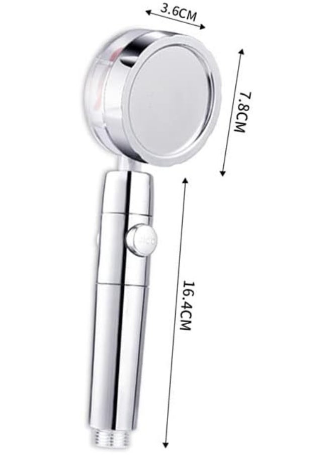 Handheld Shower Head, Handheld Turbocharged Fan Shower Head, Shower Head, High Pressure Water Saving, Pause Button, Filter Element, Rotate 360 Degrees, Adjust The Water Volume, Easy To Install - pzsku/Z037E078196C840E2EA8EZ/45/_/1720066868/8f4353a9-3c64-4821-a797-1bee9e67b86e