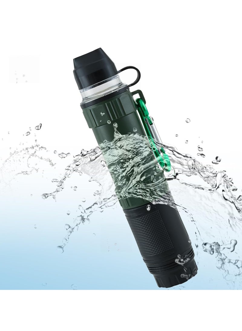 SOLARAE Water Filter Straw Outdoor Portable Water Purifying Device Personal Water Filtration Survival for Emergency Kits Outdoor Activities and Hiking Water Filter Camping Travel Survival Backpacking - Image 1