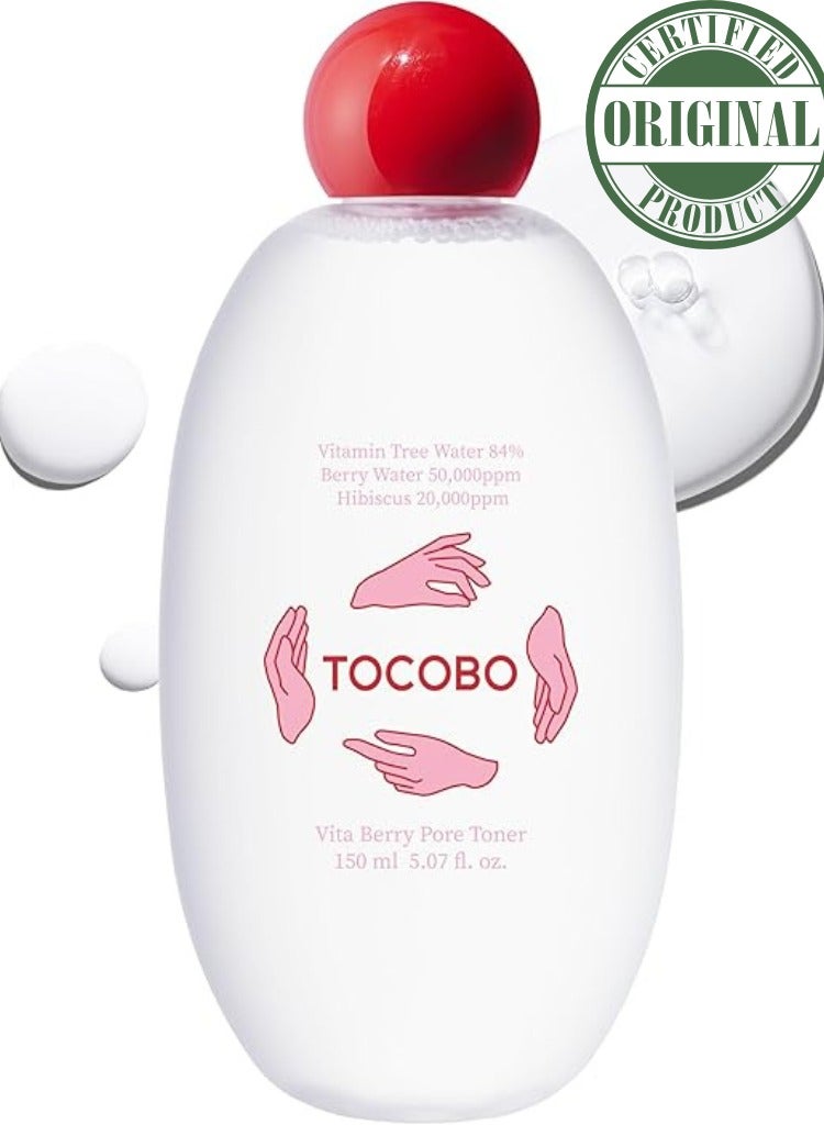 TOCOBO Vita Berry Pore Toner for Visible Pores, Excess Oil & Uneven Texture - Image 1