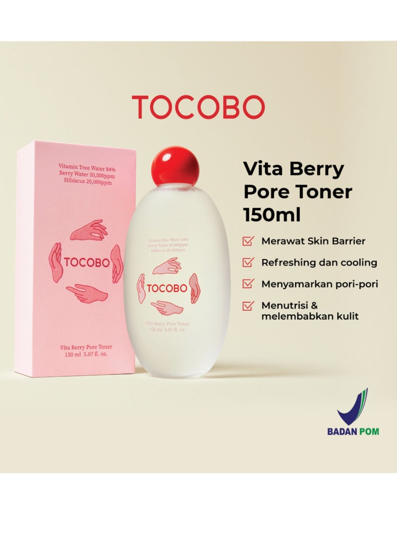 TOCOBO Vita Berry Pore Toner for Visible Pores, Excess Oil & Uneven Texture - Image 2