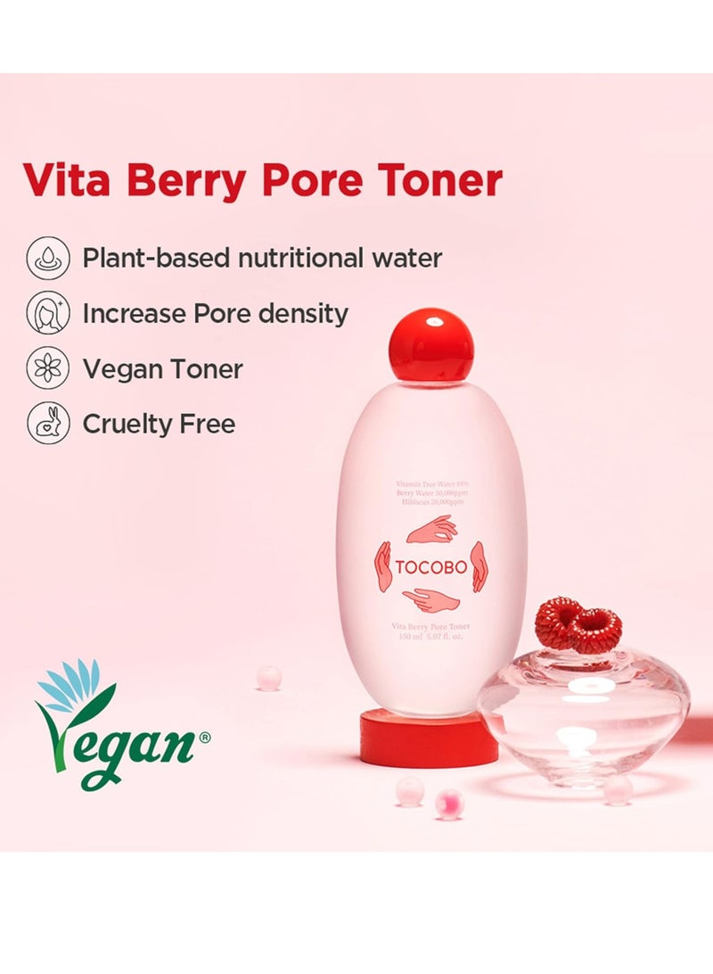 TOCOBO Vita Berry Pore Toner for Visible Pores, Excess Oil & Uneven Texture - Image 3