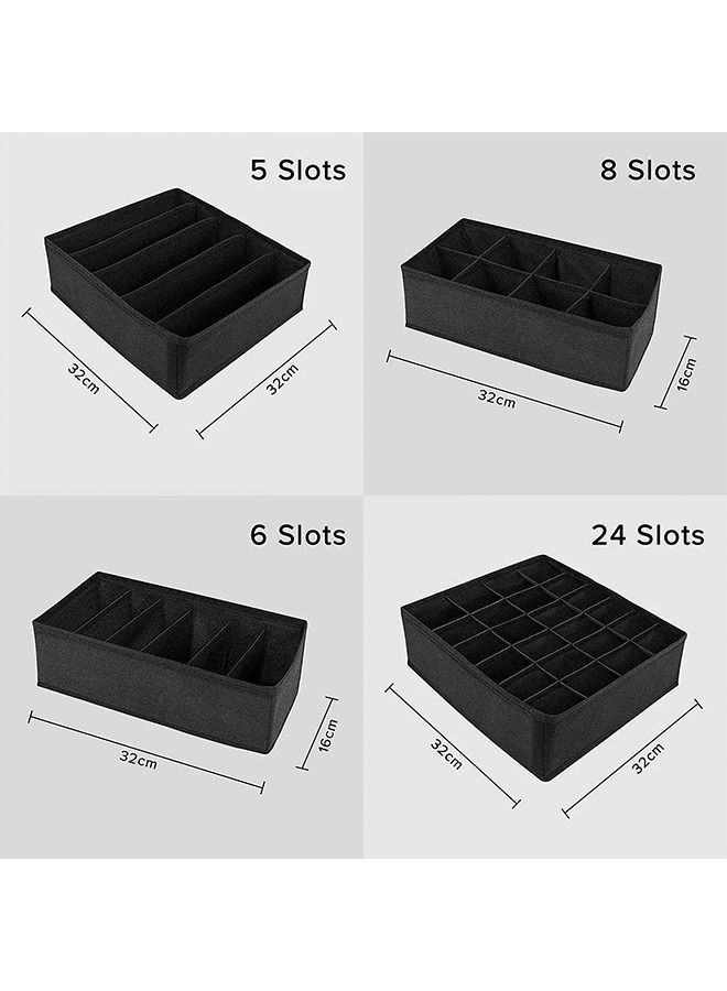 NIBEMINENT 4-Piece Foldable Organizer Storage Box - Image 2