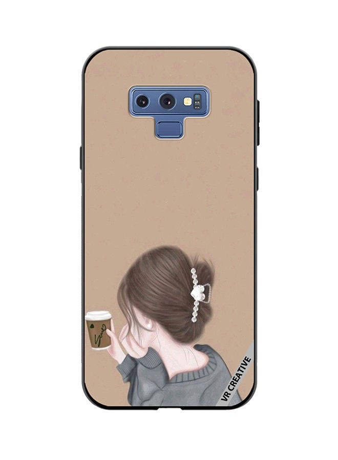 VR CREATIVE Protective Case Cover For Samsung Galaxy Note 9 Sipping Design Multicolour - Image 1