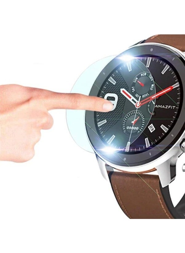 Techmaster Huami Amazfit Gtr 2 47MM Glass Full Screen Protector  - Image 2