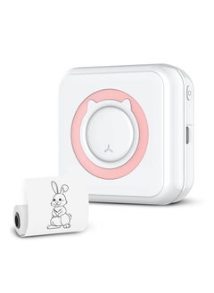 SYOSI Mini Pocket Sticker Printer, Bluetooth Wireless Portable Mobile Printer Machine Thermal Printer for Notes, Memo, Photo, Pocket Label Receipt Printer Compatible with iOS & Android  - Image 1