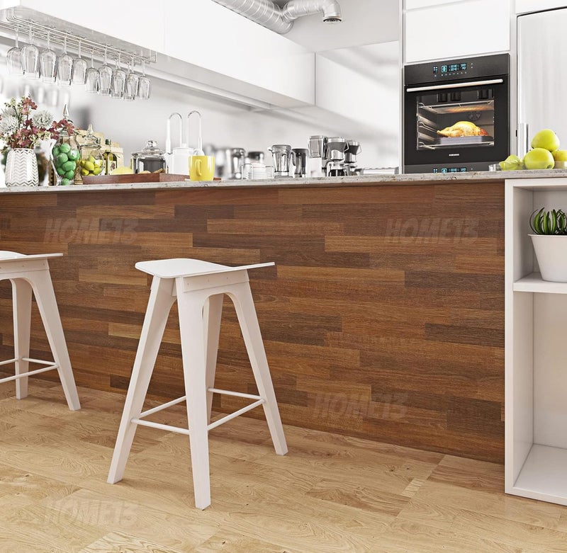 HOME13™ Wooden Wallpaper Peel and Stick Self Adheisve Removable Wood Grain Contact Paper Vinyl Decorative Wallpaper for Kitchen Desk Cabinets Shelf Drawers Liner (16 x 52 Inch, Wooden Box) - Image 4