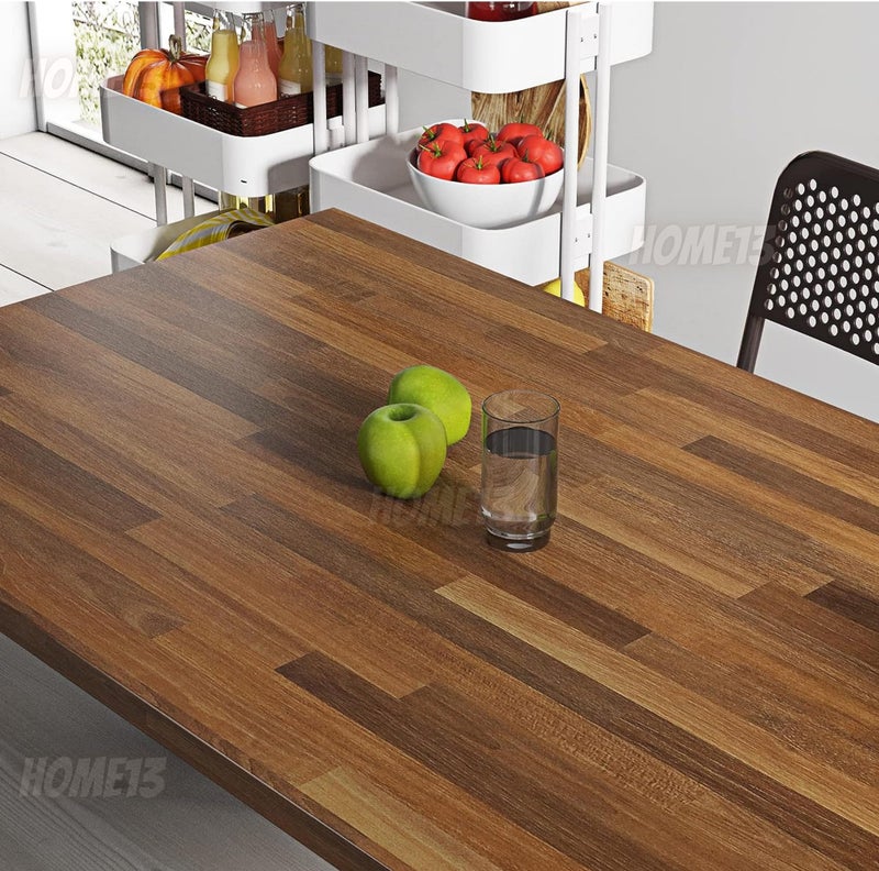 HOME13™ Wooden Wallpaper Peel and Stick Self Adheisve Removable Wood Grain Contact Paper Vinyl Decorative Wallpaper for Kitchen Desk Cabinets Shelf Drawers Liner (16 x 52 Inch, Wooden Box) - Image 2