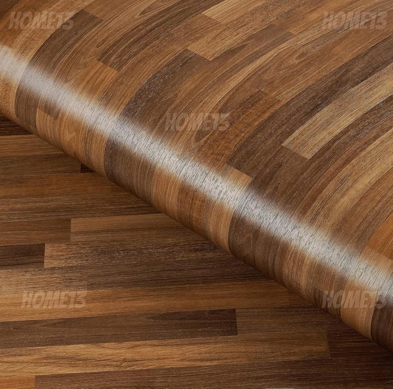 HOME13™ Wooden Wallpaper Peel and Stick Self Adheisve Removable Wood Grain Contact Paper Vinyl Decorative Wallpaper for Kitchen Desk Cabinets Shelf Drawers Liner (16 x 52 Inch, Wooden Box) - Image 1