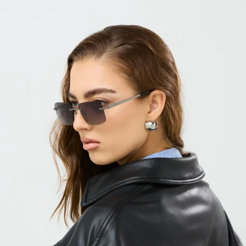 30Sundays  30Sundays ELIDI - Square - Rimless - Sunglasses for Women | Best Price UAE