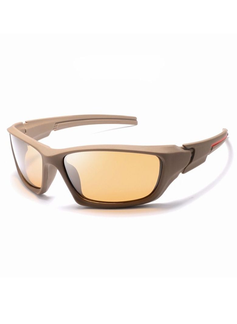HDCRAFTER Men's Wind and Eye Protection Sports Polarized Sunglasses - Image 1