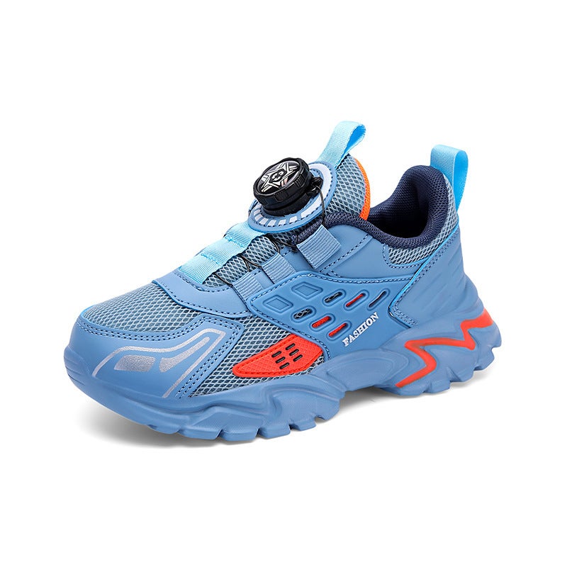 Mesh Sneakers Lightweight Flexible Sole Walking Shoes For Kids Indoor And Outdoor Activities - Image 1