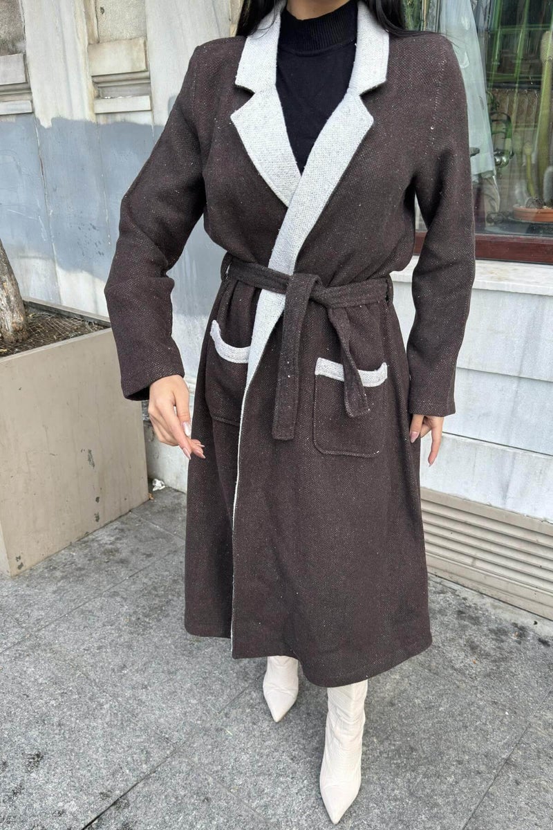 Weshaya Coat Women Brown - Image 2