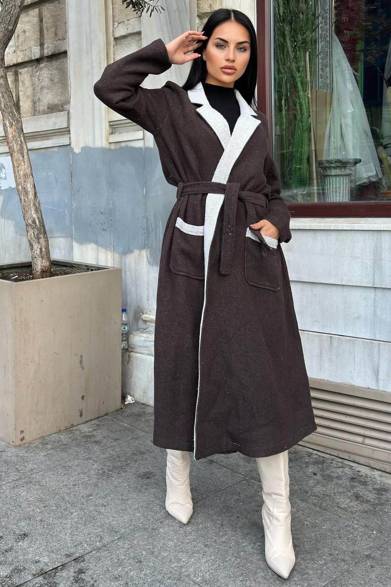 Weshaya Coat Women Brown - Image 4
