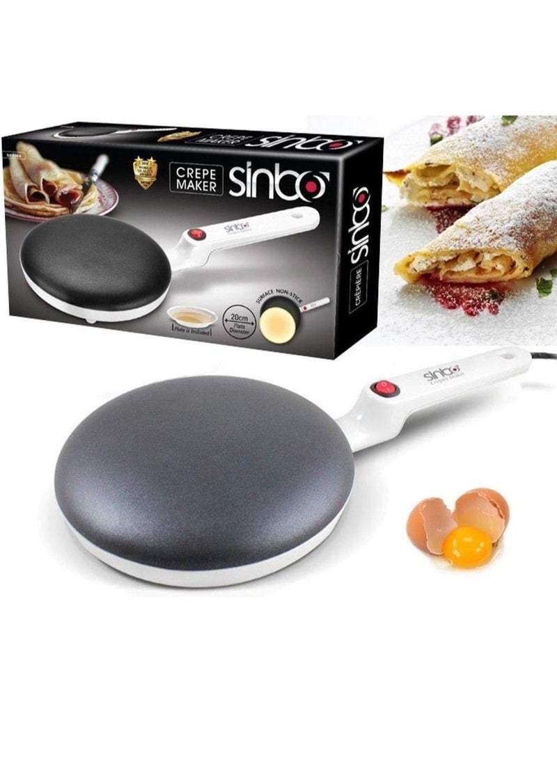 Sinbo Electric Crepe Maker SP 5208 White - Image 3