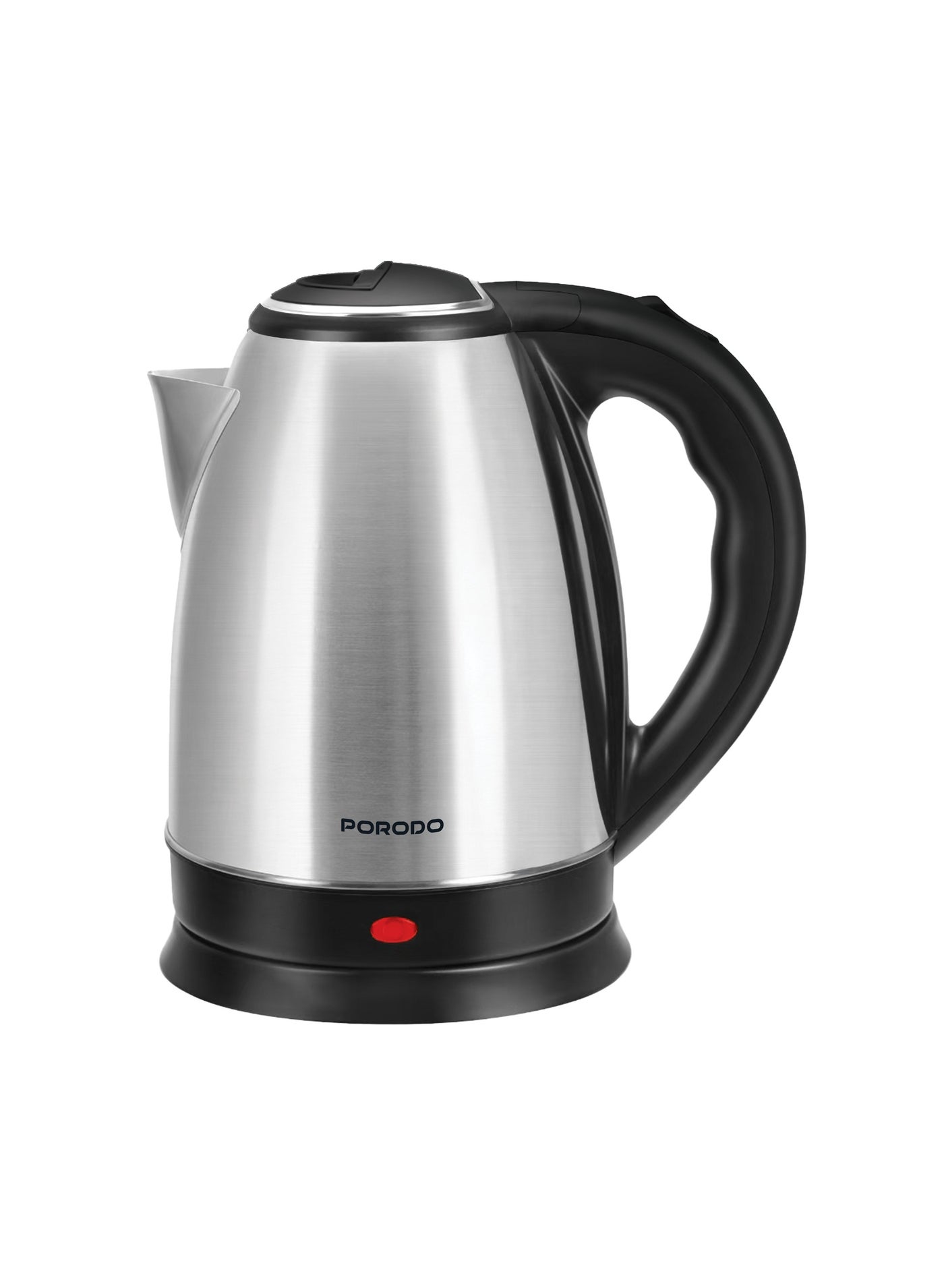 Pyro Electric Glass Kettle with 360° Rotating Base, 1.8L Capacity, Quick Boiling, Auto Shut-Off Function, Boill-Dry Protection, Built-in Safeguards – Silver