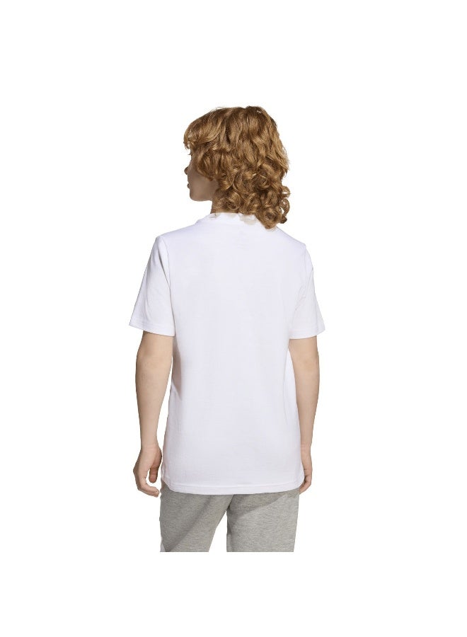 Adidas Adidas J Graffiti T White Graphic Tee (Short Sleeve) T-Shirts For Kids - Image 3